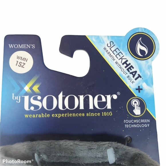 Isotoner Womens One Size Gloves SleekHeat Touchscreen Technology Lavender New - Picture 2 of 10